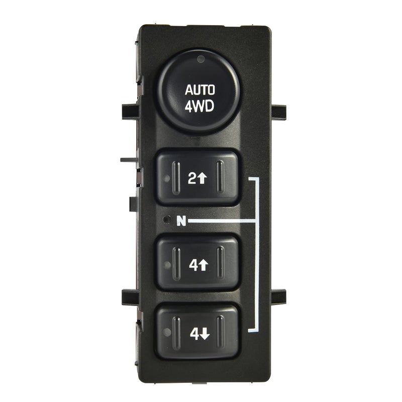 RLP 4WD Wheel Drive Switch 4x4 Transfer Case Button Compatible with 2003-2007 Cadillac Escalade Chevy Silverado Suburban Avalanche Tahoe GMC Sierra Yukon Replacement for 15136039 15164520 19259313 - Image 2